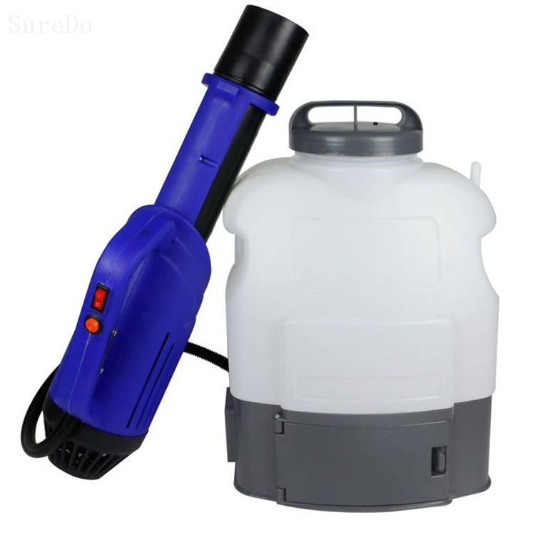 16L Backpack Lithium Battery Electric Sprayer Cordless Handheld ULV Electrostatic Fog Machine for Disinfection Pulverizador 
