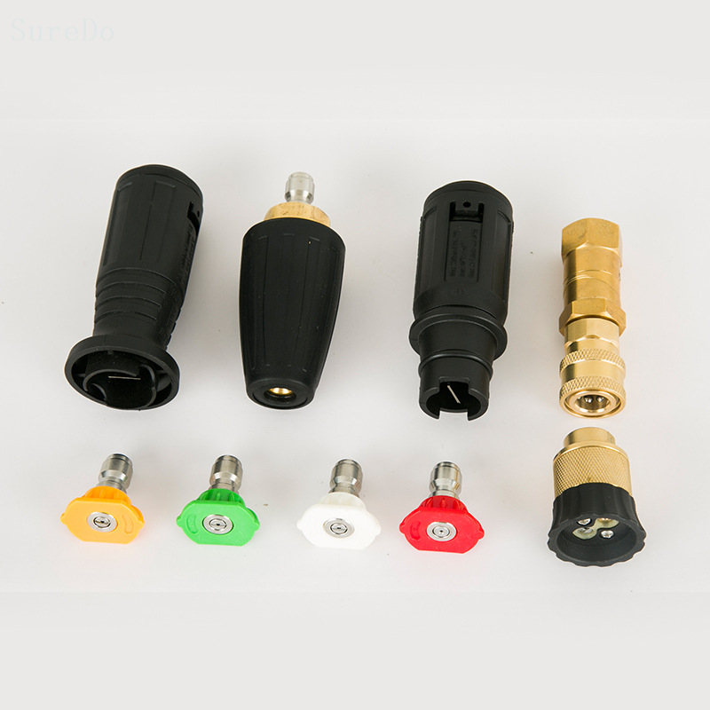 High Pressure Washer Spray Nozzle Tips Quick Connect Fittings