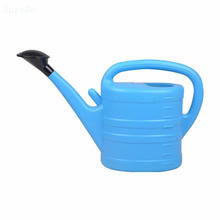 Suredo 2 gallons Garden Use Blue Plastic Watering Can 